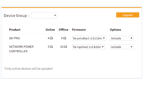 ▲ Batch Firmware Updates